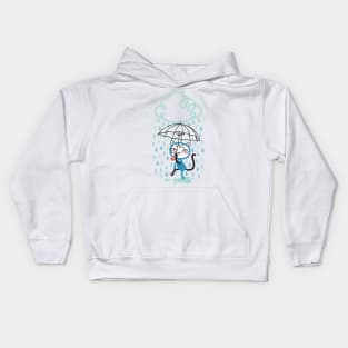 Cat in the Rain Kids Hoodie